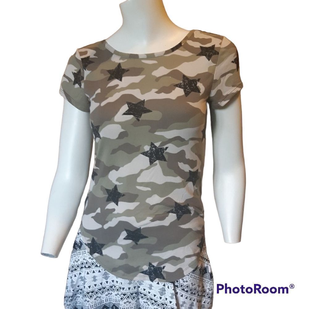 Military Criss Cross Back Eye Candy t-shirt